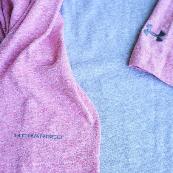 UA HeatGear 3/4 Length Sleeve Baseball T-shirt - Picture 9 of 12